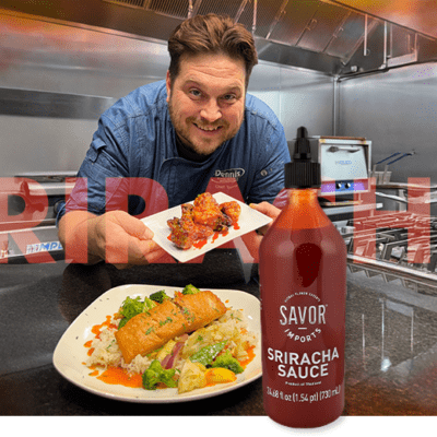 sriracha recipe banner graphic