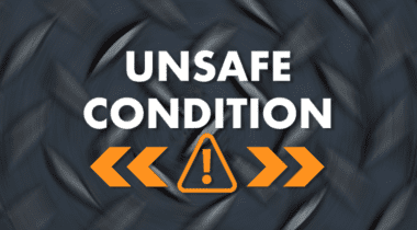 unsafe condition graphic