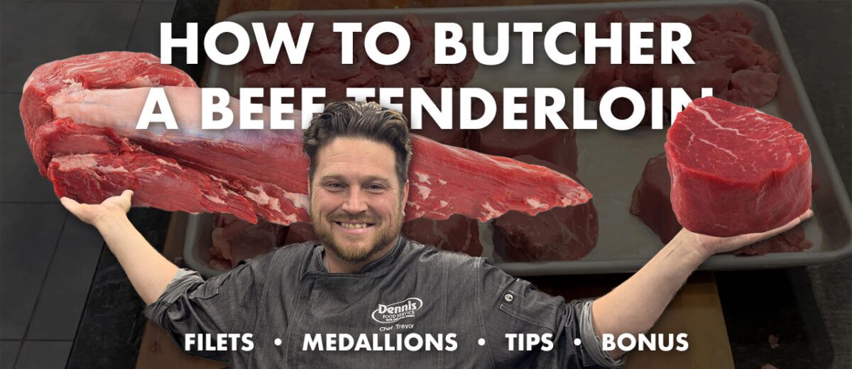 How to butcher a tenderloin graphic