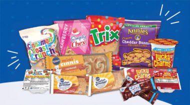 Multiple general mills products graphic image