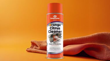 Citrus Cleaner Spray Bottle Graphic, Orange Spray Can