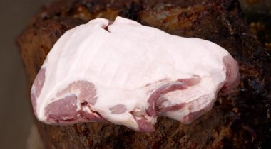 image of a raw trimmed pork butt