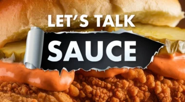 chicken sandwich sauce graphic