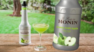 monin green apple puree graphic