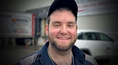 smiling white male wearing baseball cap