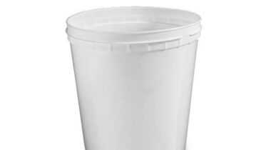 White plastic container