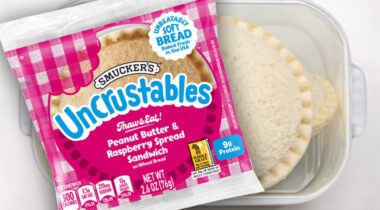 package of smucker's uncrustable sandwich