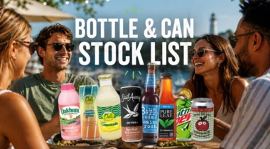 bottle can stock list graphic