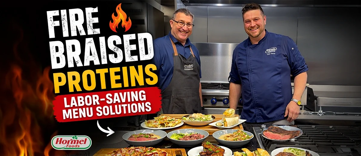fire braised proteins graphic banner